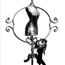 Схема вышивки «гардероб»