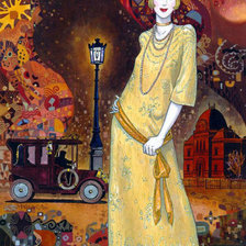 Схема вышивки «Рэтро»