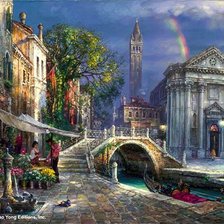 Схема вышивки «Городской пейзаж»