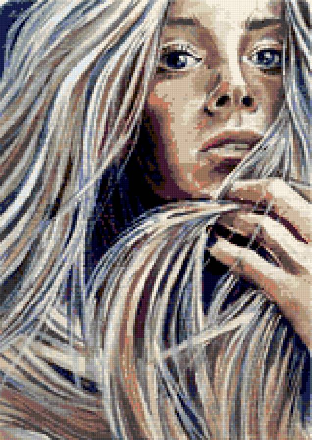 Девушка - девушка, блондинка, портрет - предпросмотр