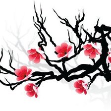 Схема вышивки «сакура»