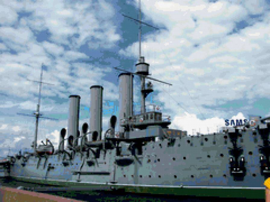 Крейсер "Аврора" - корабль, море - предпросмотр