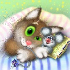 Схема вышивки «спокойной ночи»