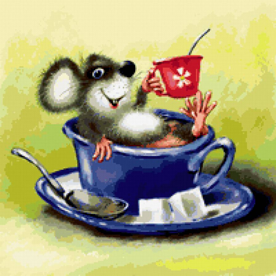 чаепитие - детям, животные, сказка, мультик - предпросмотр