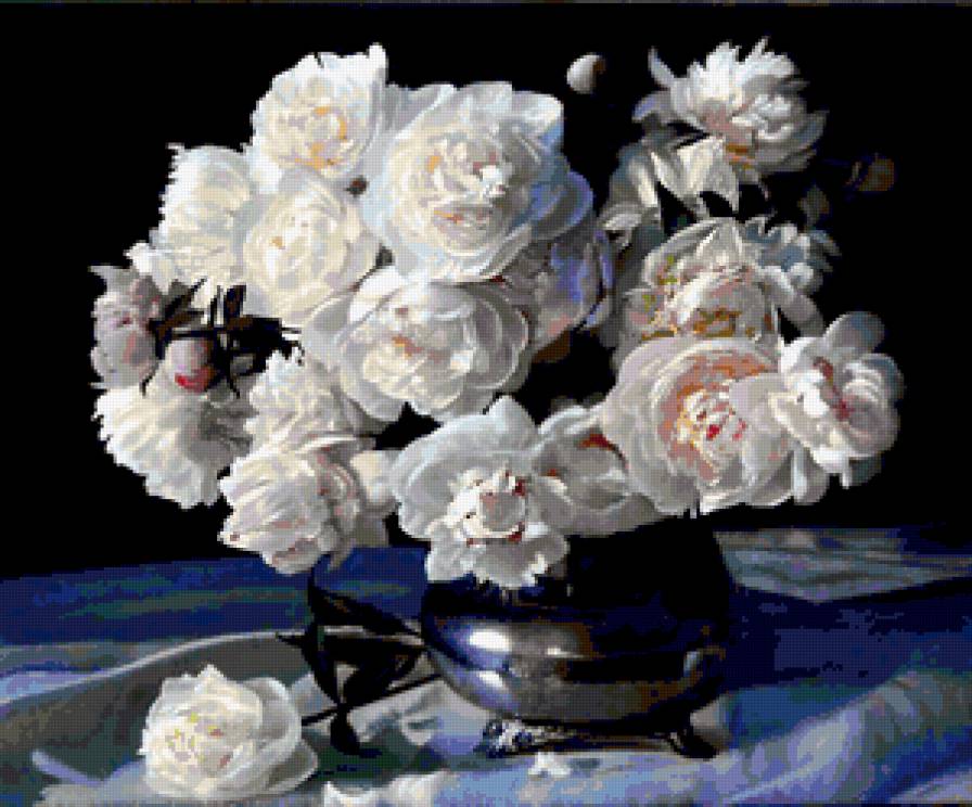 Серия "Букет" - цветы, пионы, букет - предпросмотр