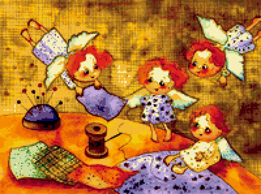 Ангелочки - ангелочки, портные, швеи - предпросмотр