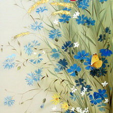 Схема вышивки «Цветы»