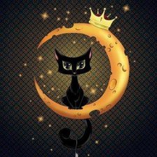 Схема вышивки «Кот»