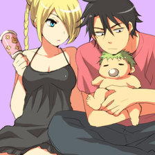 Схема вышивки «семья ога»