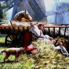 Схема вышивки «деревенская»