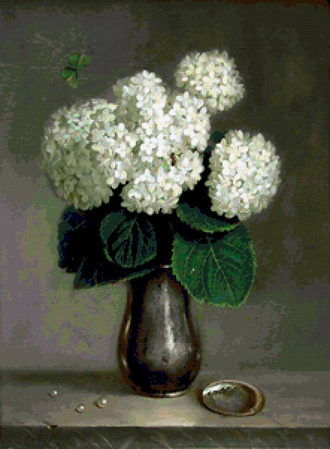 Серия "Букет" - букет, гортензии, цветы - предпросмотр