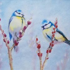 Схема вышивки «Серия "Птицы"»