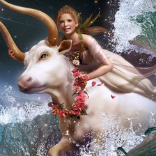 Схема вышивки «сквозь стихию воды»