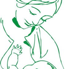 Схема вышивки «двое»