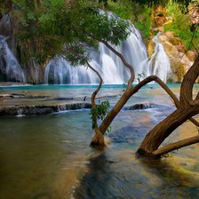 Схема вышивки «водопад»