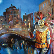 Схема вышивки «Дм. Спирос.Ночной карнавал»