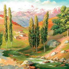 Схема вышивки «Дм.Спирос.Вечер в Хумсане»