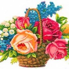 Схема вышивки «букет»