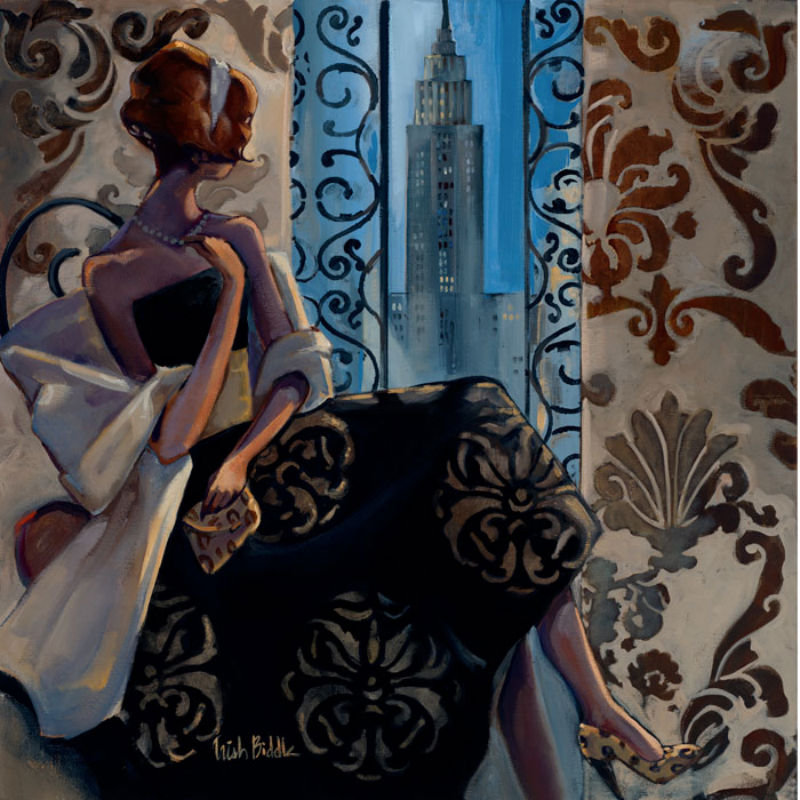 девушка у окна - красиво, окно, женский образ, девушка, город - оригинал