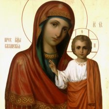 Схема вышивки «Казанская божья матерь»