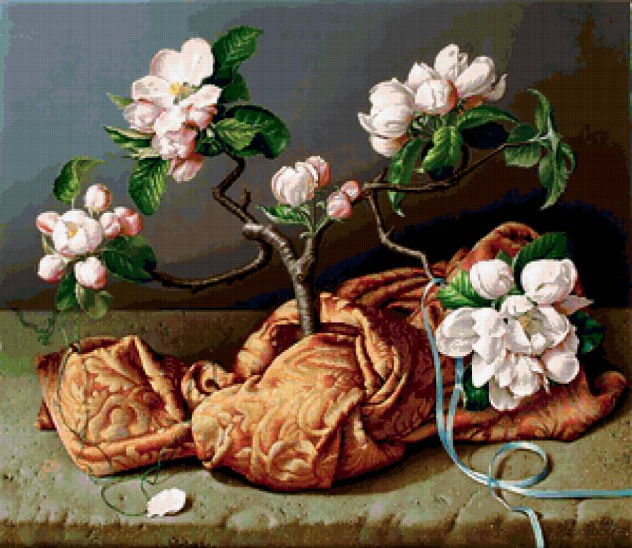 натюрморт с цветами - предпросмотр