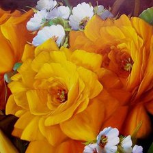 Схема вышивки «цветочные фантазии 1»