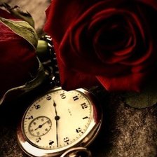 Схема вышивки «Часы»