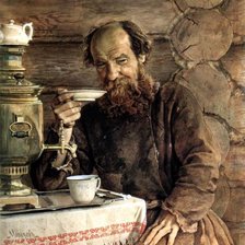 Схема вышивки «чаепитие»