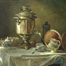 Схема вышивки «самовар»