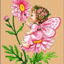 Схема вышивки «Фея хризантемы»