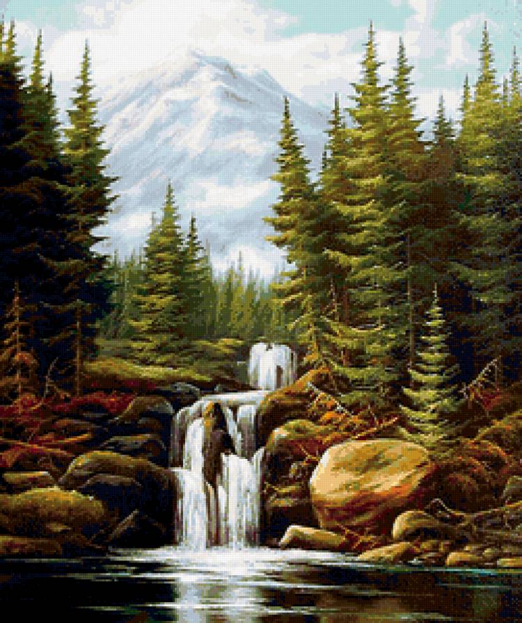 Горный пейзаж - горы, пейзаж - предпросмотр