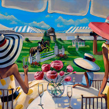 Схема вышивки «Гламур по Триш Биддл скачки1»