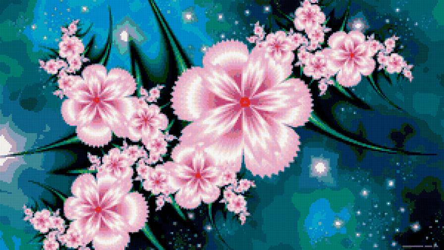 Серия "Фантастические цветы" - цветы - предпросмотр