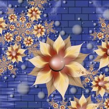 Схема вышивки «Серия "Фантастичские цветы"»