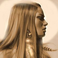 Схема вышивки «Красотка»