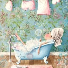 Схема вышивки «купание»