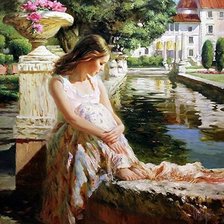 Схема вышивки «Набережная»