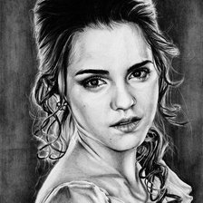 Схема вышивки «Гермиона»