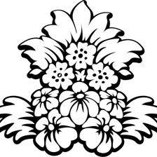 Схема вышивки «монохром»