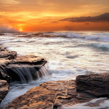 Схема вышивки «Закат»
