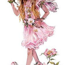 Схема вышивки «феечка»