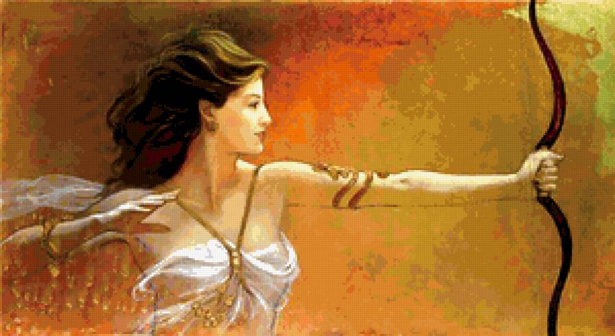 эльфийка - фэнтези, эльфы, портрет, люди, живопись, девушка, феи - предпросмотр