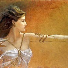 Схема вышивки «эльфийка»