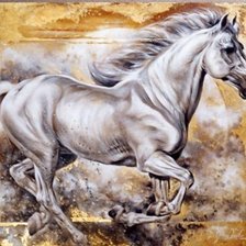 Схема вышивки «Серия "Кони"»