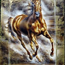 Схема вышивки «Серия "Кони"»