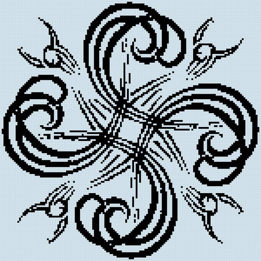 Салфетка - салфетка, узор - предпросмотр