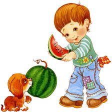 Схема вышивки «Дети»