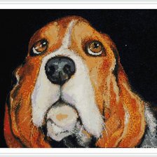 Схема вышивки «бассет»