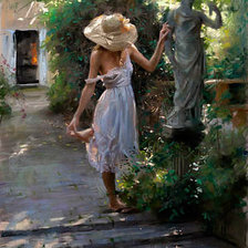 Схема вышивки «картины от Винсенто Ромеро»