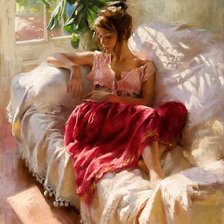 Схема вышивки «картины от Винсенто Ромеро»